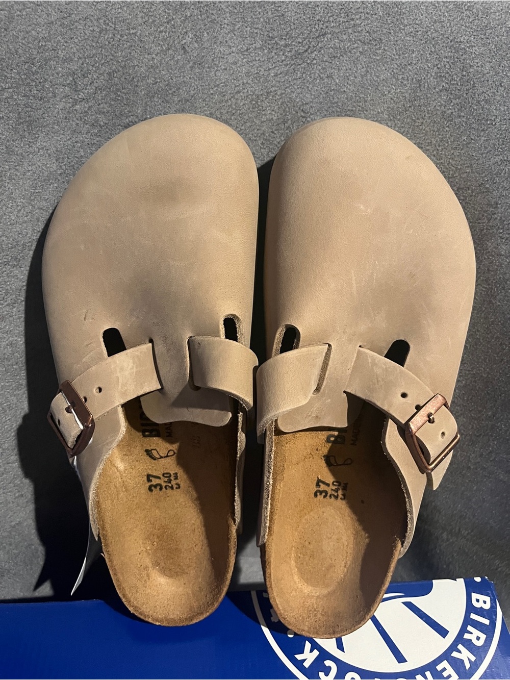 Birkenstock Women’s Boston Clogs Oiled Leather Tacco Brown Size 6 US 37 EU